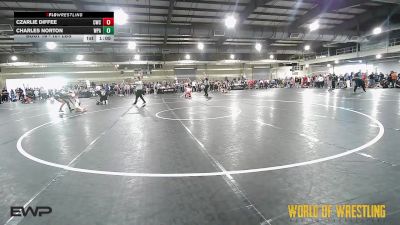101 lbs Round Of 64 - Czarlie Diffee, Cowboy Wrestling Club vs Charles Norton, WolfPack Wrestling Academy