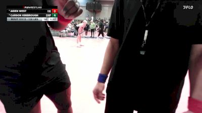 138 lbs 3rd Place - Aiden West, Five Star Savannah Wrestling vs Carson Kimbrough, Compound Wrestling