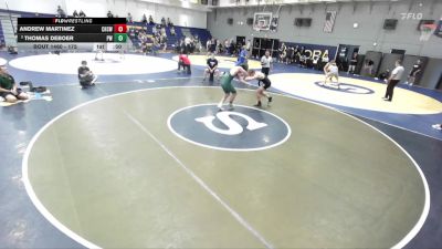 175 lbs Champ. Round 3 - Andrew Martinez, Chaparral High School Wrestlin vs Thomas DeBoer, Poway Wrestling