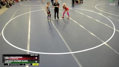 3rd Place Match - Cortana Dauner Olson, Minnesota vs Laila Ignaszewski, Albert Lea Wrestling