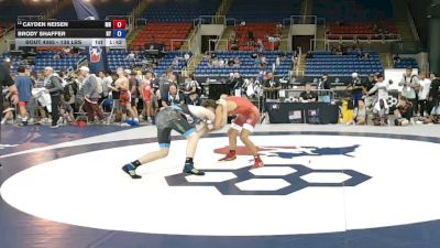 138 lbs Champ. Rd Of 128 - Cayden Neisen, Minnesota vs Brody Shaffer, New York