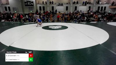 165 lbs Quarterfinal - Samuel O'Connell, Cumberland vs Dean Livermore, Cohasset