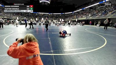 50 lbs Round Of 16 - Joshua Goodman, General McLane vs Clayton Ciociola, Easton