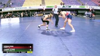 165 lbs Round 3 (8 Team) - Josiah Foss, Liberty vs Caiden Stone, Central Florida