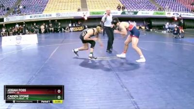 165 lbs Round 3 (8 Team) - Josiah Foss, Liberty vs Caiden Stone, Central Florida