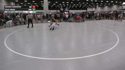 126 lbs Cons. Sub-rd Of 32 - Braden Anderson, Siouxland Wrestling Academy vs Cole Teran, Alber Athletics Wrestling Club