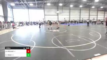 220 lbs Consi Of 16 #1 - Aidyn Mitchell, WY vs Colt Heisz, MO