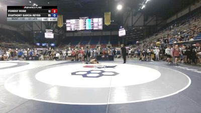 120 lbs Cons. Sub-rd Of 64 - Forest Rose, New Jersey vs D'Anthony Garcia Reyes, Washington