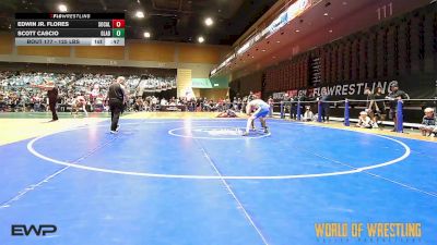 125 lbs Consi Of 8 #1 - Edwin Jr. Flores, Socal Grappling Club vs Scott Cascio, Gladiator Academy