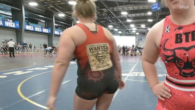 185 lbs Rr Rnd 2 - Madison Shrader, Indiana Outlaws Purple vs Tatum Bensink, Become The Bull