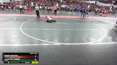 90 lbs Cons. Round 4 - Campton Naber, B.A.M. vs Isaiah Neitzel, Askren Wrestling Academy