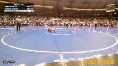 49 lbs Round Of 32 - Karson Green, Higher Calling Wrestling Club vs Brooks Chavez, Moyer Elite