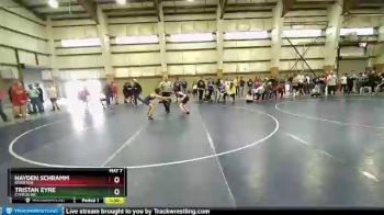 101 lbs Cons. Round 5 - Tristan Eyre, Cyprus WC vs Hayden Schramm, Riverton