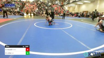 37 lbs Semifinal - Henry Howell, Henryetta Knights Wrestling Club vs Ryder Little, Salina Wrestling Club