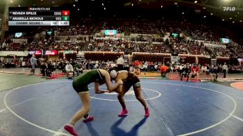 G - 130 lbs Champ. Round 1 - Nevaeh Spille, Conrad Girls vs Arabella Nichols, Great Falls Cmr Girls