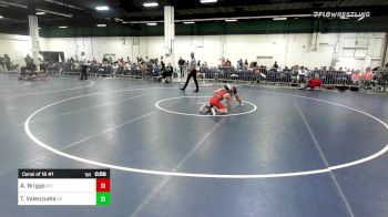 90 lbs Consi Of 16 #1 - Alexander Briggs, OH vs Ty Valenzuela, GA