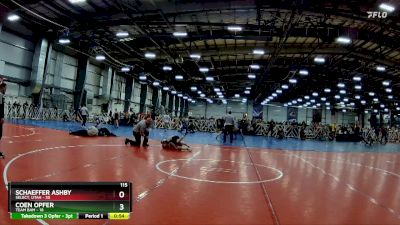 115 lbs Rd# 6- 9:00am Saturday Final Pool - Coen Opfer, Team BAM vs Schaeffer Ashby, SELECT, Utah