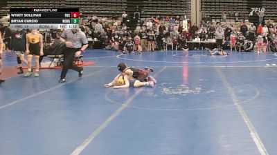 65 lbs Rr Rnd 2 - Wyatt Sullivan, Falcons Wrestling Club - ESC vs Bryan Curcio, Wrecking Crew Wrestling Academy - ESC