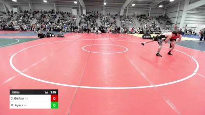160 lbs 7th Place - Gideon Gerber, CA vs Macon Ayers, VA