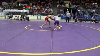 125 lbs Quarterfinal - Carter West, Central vs Shelton Chastain, University Of The Ozarks