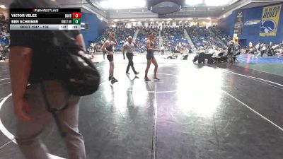 138 lbs Cons. Round 2 - Ben Scheiner, Mount St Joes vs Victor Velez, Danbury