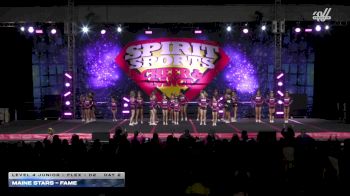 Maine Stars - Fame [2025 L4 Junior - Flex - D2 Day 2] 2025 Spirit Sports Worcester Nationals