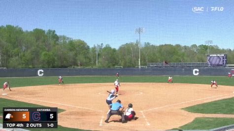 Replay: Carson-Newman vs Catawba - DH | Apr 6 @ 2 PM