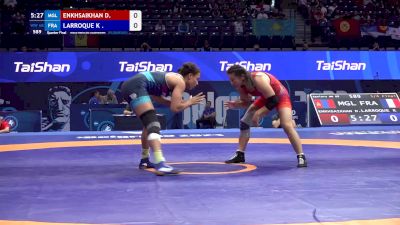 68 kg 1/4 Final - Delgermaa Enkhsaikhan, Mongolia vs Koumba Larroque, France