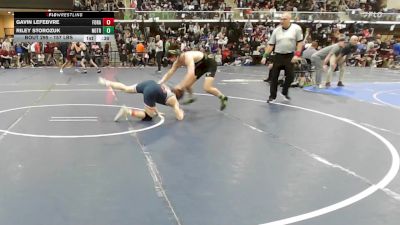 157 lbs Consi Of 16 #2 - Gavin Lefebvre, Foran vs Riley Storozuk, Notre Dame-West Haven