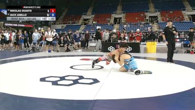 120 lbs Cons. Sub-quarters - Nikolas Duarte, Illinois vs Jack Anello, New Jersey