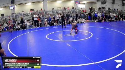 44 lbs Semifinal - Leo Vargas, Dumas Wrestling vs Jameson Baumgardner, El Paso Wildcats Wrestling Club