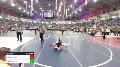 81 lbs Consi Of 8 #2 - Landan Trujillo, Heaton Middle School vs Stihl Ballard, Colorado Outlaws