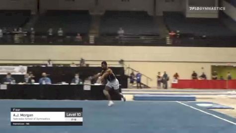 A.J. Morgan - Floor, Nebraska School of Gymnastics - 2021 USA Gymnastics Development Program National Championships