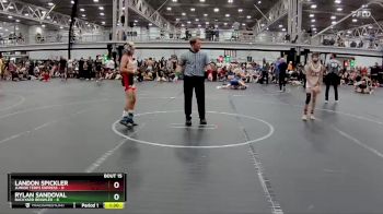 80 lbs Round 4 (8 Team) - Landon Spickler, Junior Terps Express vs Rylan Sandoval, Backyard Brawler