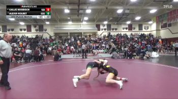 110 lbs 9th Place Match - Callie Nosbisch, Vinton-Shellsburg vs Alexis Kolbet, Osage