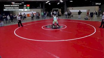285 lbs 3rd Place Match - Marqwuan Young, Washington vs Maddox McRoberts, Unattached