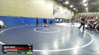 126 lbs Cons. Round 6 - Josiah Garcia, Tokay vs Matthew Ramos, Exeter