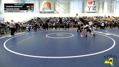 110 lbs Champ. Round 1 - Grayson Ritter, Club Not Listed vs Shakhin Shavkatov, Wolf Wrestling Club (Long Island)