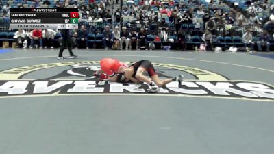 106 lbs Quarterfinal - Jakobe Valle, Homedale vs Giovani Suraez, Esperanza