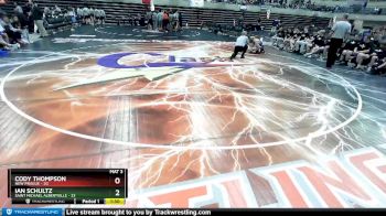 126 lbs Semis & 1st Wrestleback (8 Team) - Ian Schultz, Saint Michael Albertville vs Cody Thompson, New Prague