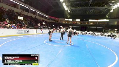 144 lbs Cons. Round 3 - Nolan Cannoe, Mountain Ridge vs Christian Hansen, Gila Ridge High School