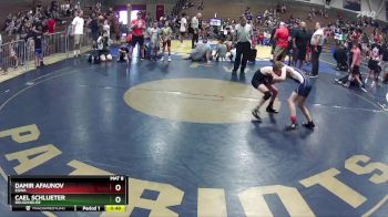 70 lbs Semifinal - Damir Afaunov, EGWA vs Cael Schlueter, Roughhouse