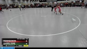 125 lbs Cons. Round 2 - Campbell Crabb, Iron Rams Wrestling Club vs MacKenzie Bacon, Claremore Wrestling Club