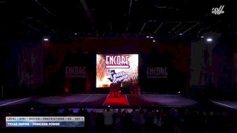 Texas Empire - Princess Power [2025 L1 Mini - Novice - Restrictions - D2 Day 1] 2025 Encore Grand Nationals