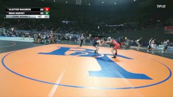 5A Boys 150 lbs Cons. Round 3 - Beau Harvey, West Albany Boys vs Clayton Waldron, Mountain View Boys