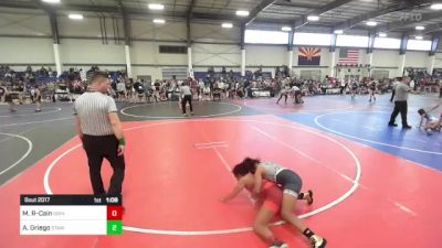 109 lbs Rr Rnd 2 - Makayla Rivera-Cain, Grindhouse WC vs Angel Griego, Stampede WC