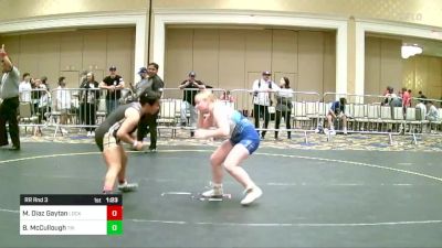 136 lbs Rr Rnd 3 - Milly Diaz Gaytan, Lockett Takedown Academy vs Berkley McCullough, Tri City WC