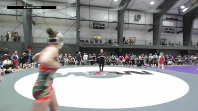 Junior Girls FS - 120 lbs Cons. Round 4 - Renae Cook, OR vs Ellanor Nimrick, WA