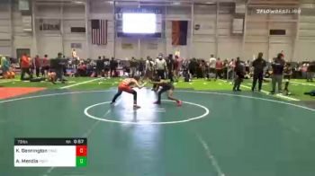 73 lbs 3rd Place - Kolby Dennington, Tracy WC vs Antonio Mendia, Poway