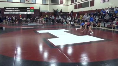 100 lbs Cons. Round 1 - Kynlee Hammon, Crestwood vs Penelope Scott, Mason City